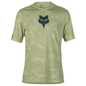 Fox Racing Ranger TruDri Short Sleeve Jersey (Cactus Green) (2XL) - 32366-306-2X