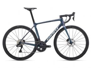 Giant TCR Advanced Pro Disc 0 Di2 Road Bike 2024 Medium/ Large - Gloss Blue Dragonfly/ Chrome Carbon