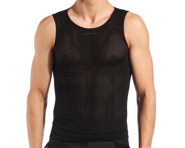 Giordana Ultra Light Knitted Tank Base Layer (Black) (XS/S) - GICS22-TANK-ULBL-BLCK01