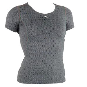 Giordana Women's Ceramic Short Sleeve Base Layer (Grey) (L) - GICW16-WSSB-CERA-GREY04