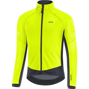 Gore Wear Men's C3 GTX Thermo Jacket (Neon Yellow/Black) (2XL) - 100644089908