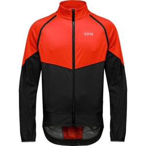 Gore Wear Men's Phantom Convertible Jacket (Fireball/Black) (L) - 100645AY9906