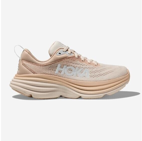 Hoka Bondi 8 shifting sand/eggnog - In The Know Cycling