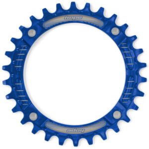 Hope Retainer Ring Single Chainring - Blue / 36 / 4 Arm, 104mm
