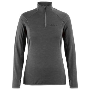 Louis Garneau Women's Edge 2 Long Sleeve Jersey (Asphalt) (XS) - 1023402-090-XS