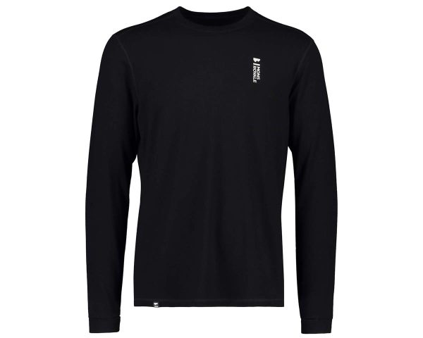 Mons Royale Men's Cascade Merino Flex Long Sleeve Base Layer Top (Black) (S) - 100499-1165-001-S