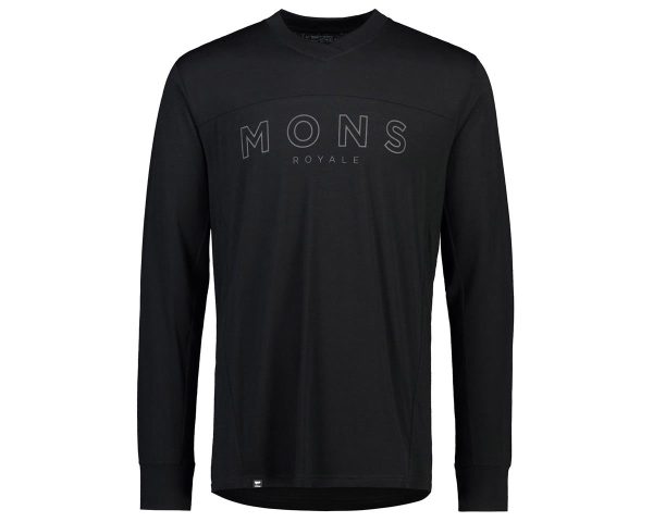 Mons Royale Men's Redwood Enduro VLS Long Sleeve Jersey (Black) (M) - 100143-1146-001-M