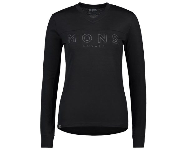 Mons Royale Women's Redwood Enduro VLS Long Sleeve Jersey (Black) (M) - 100457-1146-001-M
