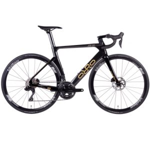 Orro Venturi STC 105 Di2 Team 30 Carbon Road Bike - 2024 - Black / Gold Gloss / Large / 53cm