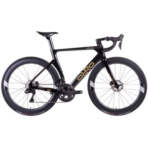 Orro Venturi STC Ultegra Di2 SC 55 Carbon Road Bike - 2024 - Black / Gold Gloss / 48cm / Small