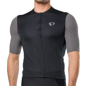 Pearl Izumi Men's Attack Short Sleeve Jersey (Black/Castlerock) (L) - 11122401AC9L