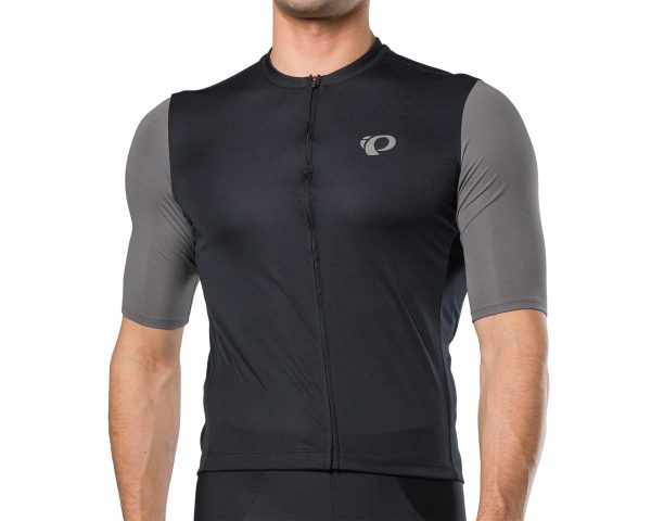 Pearl Izumi Men's Attack Short Sleeve Jersey (Black/Castlerock) (L) - 11122401AC9L