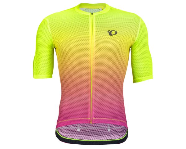 Pearl Izumi PRO Air Mesh Short Sleeve Jersey (Screaming Yellow Gradient) (L) - 11122101AAFL