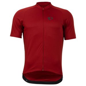 Pearl Izumi Quest Short Sleeve Jersey (Red Dahlia) (L) - 11122406AA8L