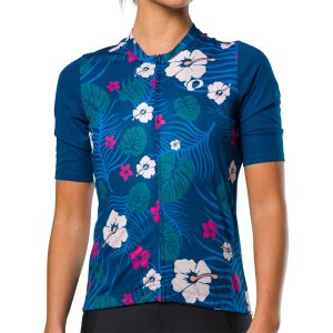 Pearl Izumi Women's Attack Short Sleeve Jersey (Twilight Tropical) (L) - 11222404ABZL