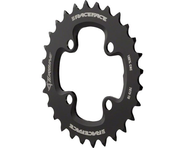 Race Face Turbine 11 Speed Chainrings (Black) (2 x 11 Speed) (64/104mm BCD) (Inne... - RRT1164X24BLK