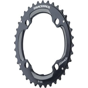 Race Face Turbine 11 Speed Chainrings (Black) (2 x 11 Speed) (64/104mm BCD) (Out... - RRT11104X34BLK