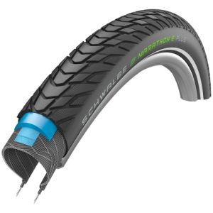 Schwalbe Marathon E-Plus Addix-E Performance Smart DualGuard Wired Road Tyre - 700c - Black / 700c / 38mm / Wired