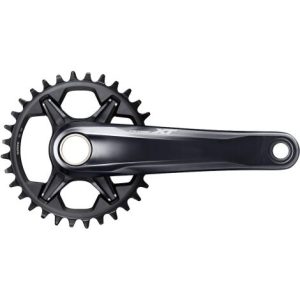 Shimano XT M8100 Single 12 Speed Chainset With Chainring - Dark Grey / 32 / 175mm / 12 Speed