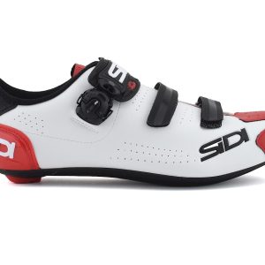Sidi Alba 2 Road Shoes (White/Black/Red) (46.5) - SRS-AL2-WBKR-465