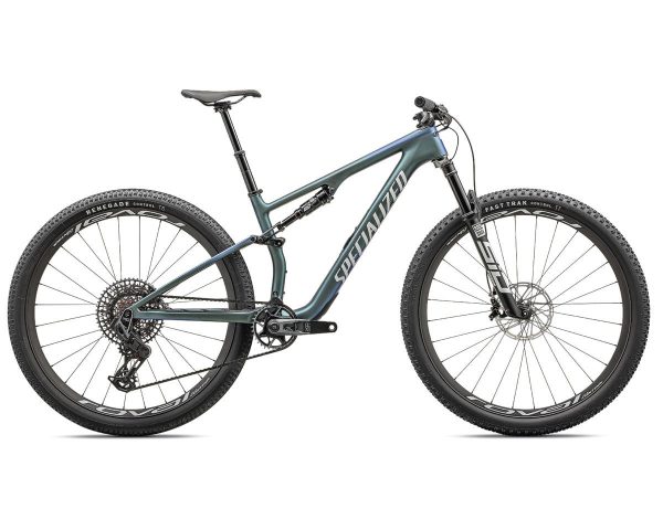 Specialized Epic 8 Pro Mountain Bike (M) (Gloss Carbon/Metallic Sapphire/Metallic Wh... - 90324-1003