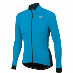 Sportful Neo Softshell Cycling Jacket - Blue Atomic / Black / Medium
