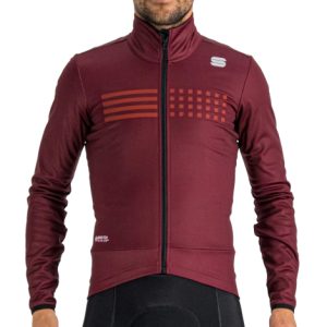 Sportful Tempo Cycling Jacket - AW22 - Red Wine / Small