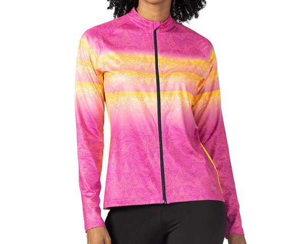 Terry Women's Thermal Full Zip Long Sleeve Jersey (Pebble Bright) (M) - 630870A3CW7