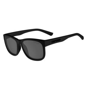 Tifosi Swank XL Single Lens Sunglasses - Blackout / Smoke No Mirror Lens