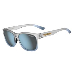 Tifosi Swank XL Single Lens Sunglasses - Frost Blue / Smoke Bright Blue Lens
