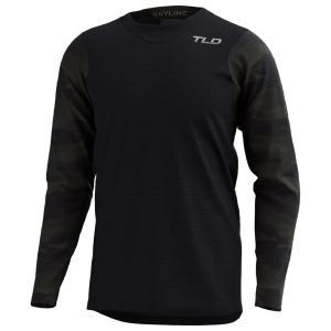 Troy Lee Designs Skyline Long Sleeve Chill Jersey (Hide Out Black) (S) - 353466002
