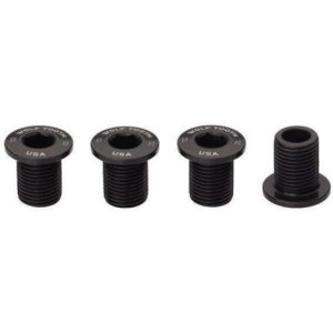 Wolf Tooth Chainring Bolts - Set of 4 for 1X - Black