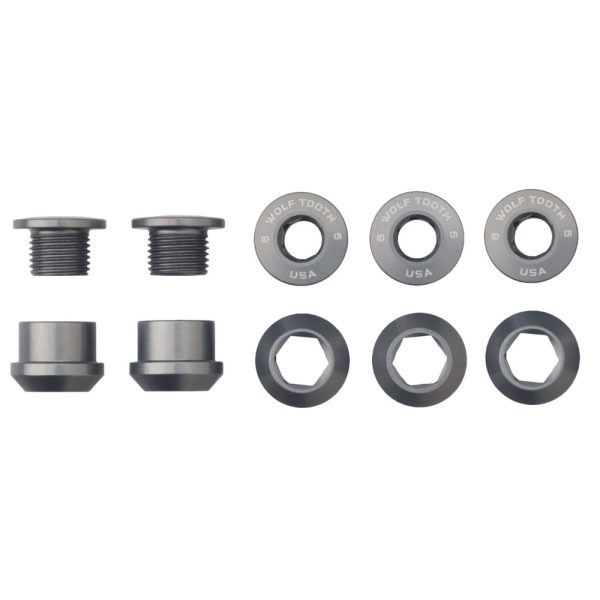 Wolf Tooth Components 1X Chainring Bolts and Nut Set x5