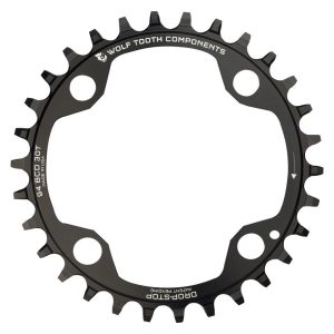 Wolf Tooth Components 4-Bolt Chainring (Black) (94mm BCD) (Drop-Stop A) (Single) (32T) (... - 4-9432