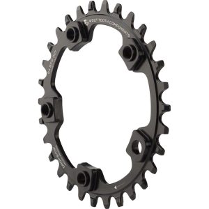 Wolf Tooth Components Chainring (Black) (5-Bolt) (Drop-Stop A) (Single) (32T) (94mm BCD) - 9432