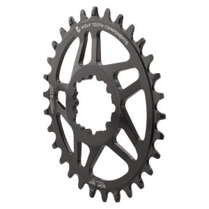 Wolf Tooth Components SRAM Direct Mount Elliptical Chainring (Black) (Drop-Stop A) ... - OVAL-BB3030