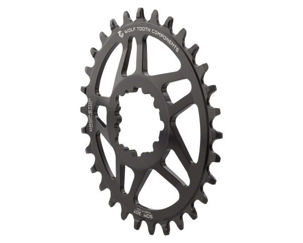 Wolf Tooth Components SRAM Direct Mount Elliptical Chainring (Black) (Drop-Stop A) ... - OVAL-BB3030