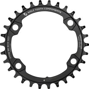 Wolf Tooth Components Shimano Chainring (Black) (XT 8000/SLX M7000) (Drop-Stop A) (Si... - XTM8K9632