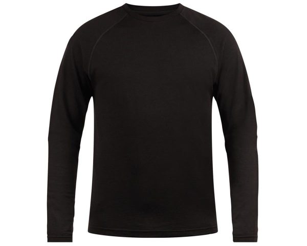 ZOIC Strata Lightweight Merino Long Sleeve Jersey (Black) (S) - 15SLSLWM-BLACK-S