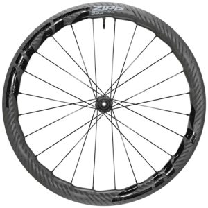 Zipp 353 NSW Carbon Tubeless Disc Front Clincher Wheel - 700c - Black / Standard Graphic / 12 x 100 / Centerlock / Front / Clincher / 700c
