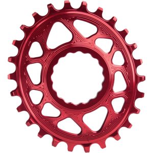 absoluteBLACK Race Face Oval Cinch Boost Direct Mount Traction Chainring Red, 28t