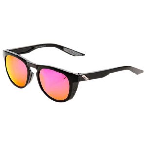100percent Osfa 6 Mirror Sunglasses Zwart Purple Multilayer Mirror/CAT3