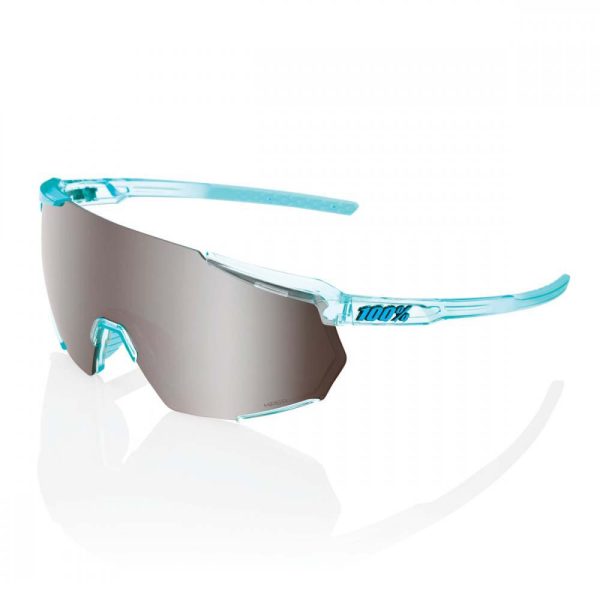 100percent Racetrap 3.0 Sunglasses Transparant HiPER Silver Mirror/CAT3