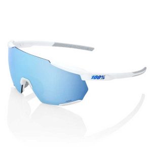 100percent Racetrap 3.0 Sunglasses Wit Hiper Blue Multilayer Mirror/CAT3