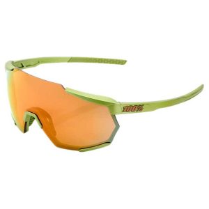 100percent Racetrap Mirror Sunglasses Groen Bronze Multilayer Mirror/CAT3 + Clear/CAT0