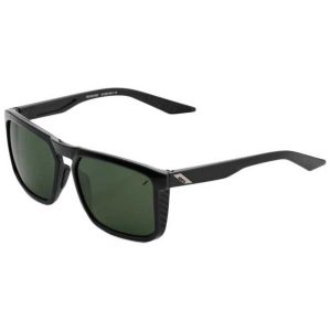 100percent Renshaw Sunglasses Zwart Hiper Blue Multilayer Mirror/CAT3