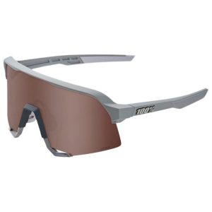 100percent S3 Sunglasses Grijs Hiper Crimson Silver Mirror Lens/CAT3