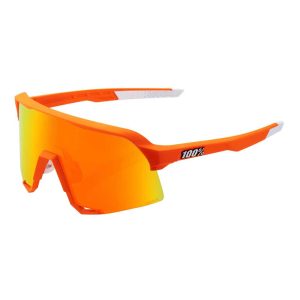 100percent S3 Sunglasses Oranje Hiper Red Multilayer Mirror Lens/CAT3