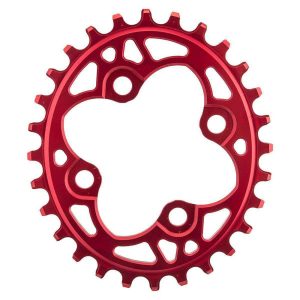 Absolute Black Oval 64 Bcd Chainring Rood,Roze 28t