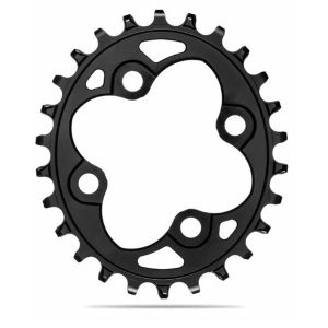 Absolute Black Oval 64 Bcd Chainring Zwart 26t